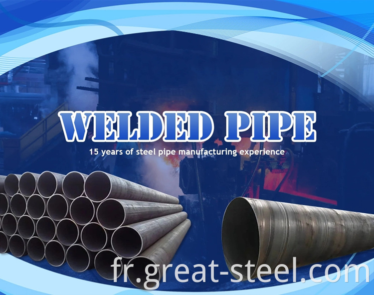 welded steel pipe title